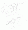 Husqvarna W 4815 (968999251) - Wide-Area Walk-Behind Mower (2004-11 & After) Listas de piezas de repuesto y dibujos Traction Wheel Assembly