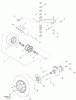 Husqvarna WH 4817 (966947002) - Wide-Area Walk-Behind Mower (2008-10 & After) Listas de piezas de repuesto y dibujos Wheels And Tires