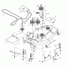 Husqvarna WHF 4818ETS (968999129) - Wide-Area Walk-Behind Mower (2002-02 to 2002-08) Listas de piezas de repuesto y dibujos 48" Front Deck Assembly