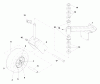 Husqvarna WHT 3615 (968999237) - Wide-Area Walk-Behind Mower (2004-09 & After) Listas de piezas de repuesto y dibujos Caster Assembly