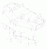 Husqvarna BZ 6127 DBF (968999369) - Zero-Turn Mower (2005-08 & After) Listas de piezas de repuesto y dibujos Accessories Front Baffle Kits 61" Part No. 539111634