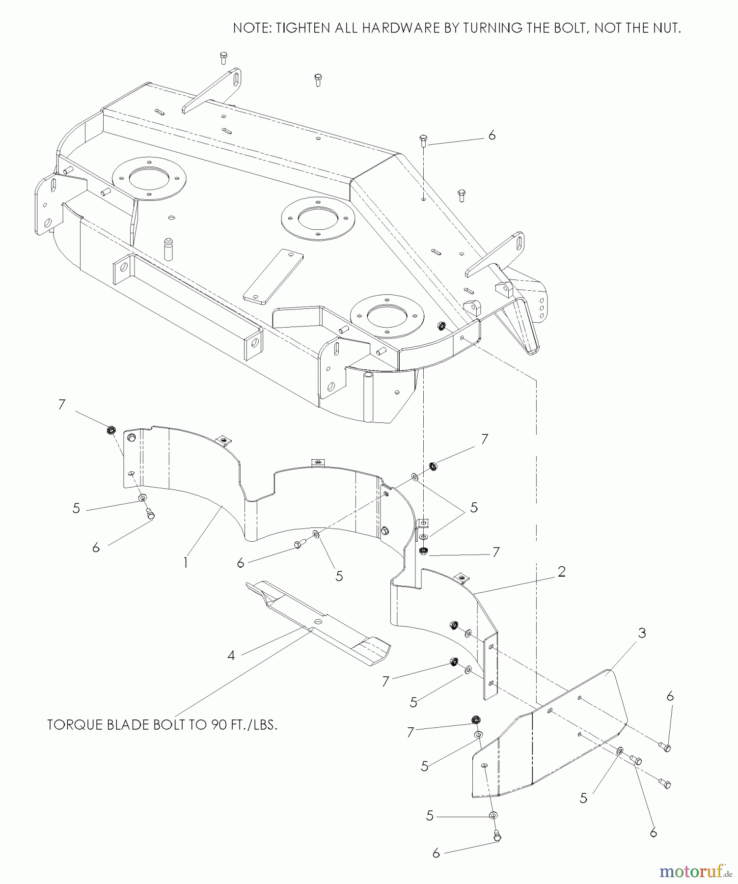  Husqvarna Nullwendekreismäher, Zero-Turn BZ 7234 D (968999264) - Husqvarna Zero-Turn Mower (2005-08 & After) Accessories Mulch Kit 72