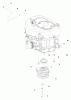 Husqvarna CZ 42175 (968999275) - Zero-Turn Mower (2006-08 & After) Listas de piezas de repuesto y dibujos Engine Assembly (15 & 17.5 HP)