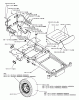 Husqvarna EZ 4217 KAA (968999373) - Zero-Turn Mower (2006-02 & After) Listas de piezas de repuesto y dibujos Main Frame (Part 1)