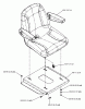 Husqvarna EZ 4217 KAA (968999373) - Zero-Turn Mower (2006-02 & After) Listas de piezas de repuesto y dibujos Seat Assembly