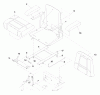 Husqvarna iZ 4217 SKAA (968999229) - Zero-Turn Mower (2004-09 & After) (SN: 033600000 & Up) Listas de piezas de repuesto y dibujos Seat Assembly