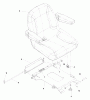 Husqvarna iZ 4217 TSKAA (968999254) - Zero-Turn Mower (2006-08 to 2007-03) Listas de piezas de repuesto y dibujos Seat Assembly
