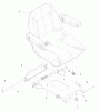 Husqvarna iZ 4217 TSKAA (968999254) - Zero-Turn Mower (2007-04 & After) Listas de piezas de repuesto y dibujos Seats Models: 968999254, 968999255