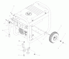 Husqvarna 1365 GN - Portable Generator (2003-07 to 2004-05) Spareparts Wheel Kit