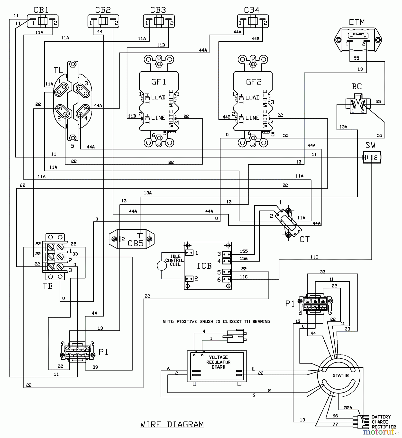  Husqvarna Stromerzeuger 1365 GN - Husqvarna Portable Generator (2003-07 to 2004-05) Wiring Diagram