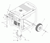 Husqvarna 1365 GN - Portable Generator (2004-06 to 2006-03) Spareparts Wheel Kit