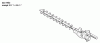 Husqvarna 323 HE 3 - Hedge Trimmer (2005-10 to 2006-12) Ersatzteile Cutting Assy