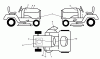 Husqvarna 2042LS (96043007500) - Lawn Tractor (2008-11 & After) Ersatzteile Decals