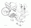 Husqvarna CTH 126 (96051000801) - Lawn Tractor (2011-07 & After) Listas de piezas de repuesto y dibujos SEAT