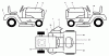Husqvarna GTH 200 (954001122A) - Garden Tractor (1994-07 & After) Ersatzteile Decals