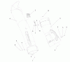 Husqvarna Grass Collection System for EZ/MZ, 42"/ 48"/ 52"/ 61" Fab Decks (2008-01 & After) Listas de piezas de repuesto y dibujos Upper & Lower Chute