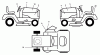 Husqvarna LT 18542 (96013000400) - Lawn Tractor (2006-03 & After) Ersatzteile Decals