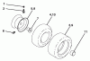 Husqvarna LT 18542 (96013000400) - Lawn Tractor (2006-03 & After) Ersatzteile Wheels And Tires