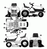 Husqvarna LT 4140G (E4014-030) - Lawn Tractor (1994-01 & After) Ersatzteile Decal