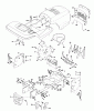 Husqvarna LTH 120 (954140003A) - Lawn Tractor (1997-12 & After) Ersatzteile Chassis And Enclosures