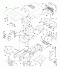 Husqvarna LTH 130 (954830061A) - Lawn Tractor (1996-01 & After) Ersatzteile Chassis And Enclosures