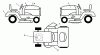 Husqvarna LTH 1538 (96043003800) - Lawn Tractor (2006-12 & After) Ersatzteile Decals