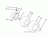 Husqvarna LTH 1538 (96043003800) - Lawn Tractor (2006-12 & After) Ersatzteile Wheels and Tires