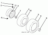 Husqvarna LTH 18538 (96043010400) - Lawn Tractor (2010-01 & After) Ersatzteile Wheels and Tires