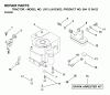 Jonsered LR13 (J81336C, 954130022) - Lawn & Garden Tractor (2000-03) Ersatzteile ENGINE CUTTING EQUIPMENT