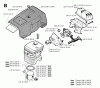 Jonsered 2041 - Chainsaw (1993-05) Listas de piezas de repuesto y dibujos CYLINDER PISTON