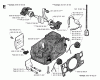 Jonsered 2050 - Chainsaw (1998-03) Listas de piezas de repuesto y dibujos CRANKCASE