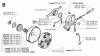 Jonsered 2063 - Chainsaw (1999-03) Listas de piezas de repuesto y dibujos CLUTCH OIL PUMP