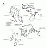 Jonsered 2071 - Chainsaw (1997-02) Ersatzteile CHAIN BRAKE CLUTCH COVER