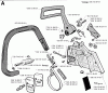 Jonsered 2095 - Chainsaw (1994-05) Ersatzteile CHAIN BRAKE
