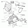 Jonsered 2149 - Chainsaw (1999-05) Listas de piezas de repuesto y dibujos CHAIN BRAKE