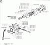 Jonsered 670 CHAMP - Chainsaw (1996-09) Ersatzteile CLUTCH OIL PUMP