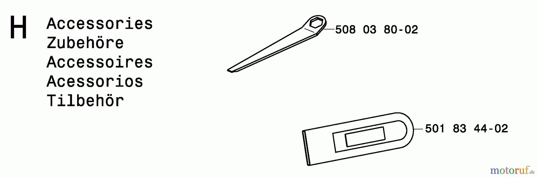  Jonsered Motorsägen CS2117EL - Jonsered Chainsaw (2005-01) ACCESSORIES #2