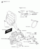 Jonsered CS2145 - Chainsaw (2007-01) Ersatzteile CHAIN BRAKE CLUTCH COVER