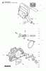 Jonsered CS2153 - Chainsaw (2009-02) Ersatzteile CHAIN BRAKE CLUTCH COVER