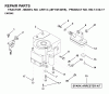 Jonsered LRH13 (J8F13H36TB, 954130017) - Lawn & Garden Tractor (1998-12) Ersatzteile ENGINE