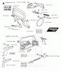 Jonsered CS2163 - Chainsaw (2005-05) Listas de piezas de repuesto y dibujos CHAIN BRAKE CLUTCH COVER