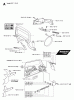 Jonsered CS2163 - Chainsaw (2007-01) Listas de piezas de repuesto y dibujos CHAIN BRAKE CLUTCH COVER