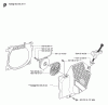 Jonsered CS2163 - Chainsaw (2007-01) Listas de piezas de repuesto y dibujos STARTER