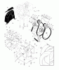 Jonsered ST 2106 (96191001201) - Snow Thrower (2007-01) Ersatzteile CHASSIS ENGINE PULLEYS