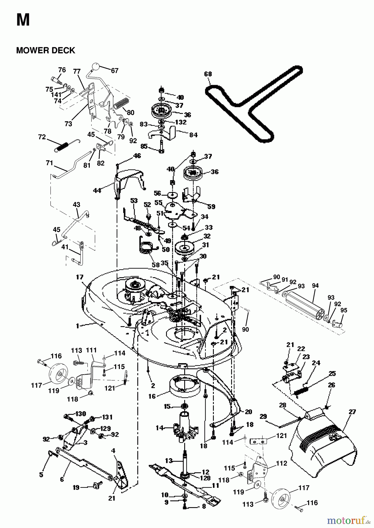 Jonsered Rasen und Garten Traktoren LT13 - Jonsered 42
