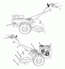Jonsered CT2105R (96091000109) - Cultivator (2011-09) Ersatzteile DECALS