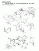 Jonsered LT14 (JLT14A, 954130058) - Lawn & Garden Tractor (2002-06) Ersatzteile CHASSIS ENCLOSURES