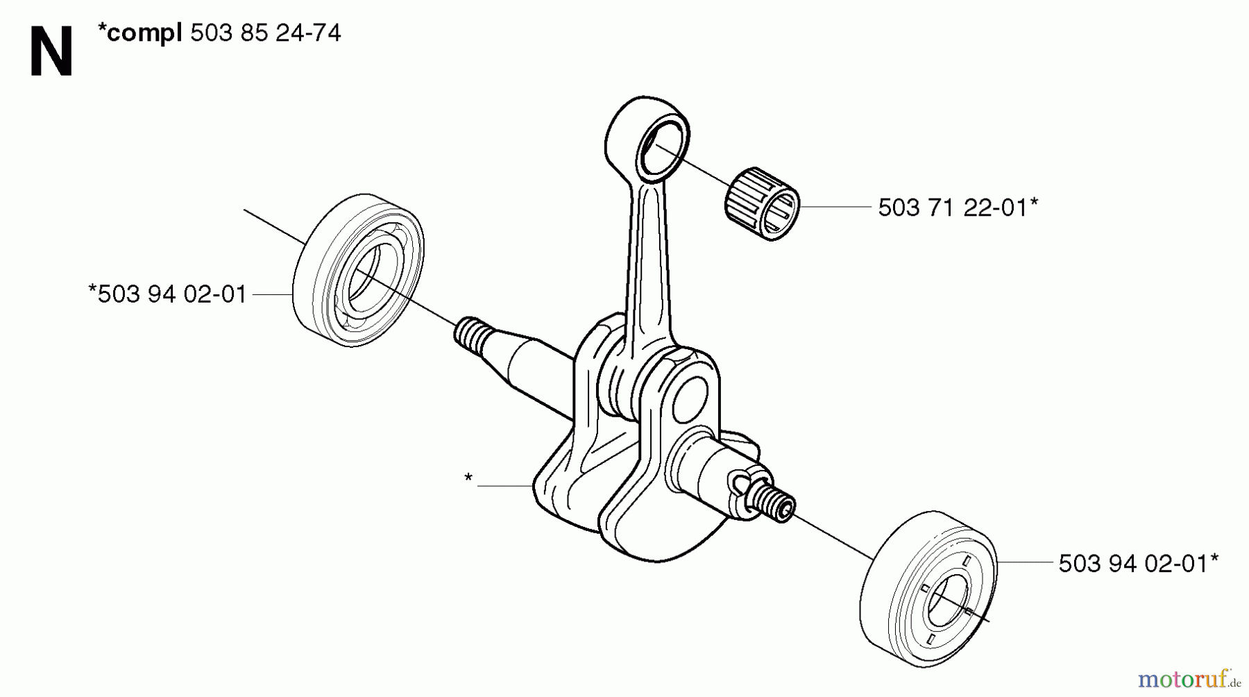  Jonsered Motorsensen, Trimmer GT2125 - Jonsered String/Brush Trimmer (2003-03) CRANKSHAFT