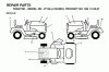 Jonsered LT15A (J15H42H, 954130037) - Lawn & Garden Tractor (2001-01) Ersatzteile DECALS
