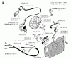 Jonsered RS44 - String/Brush Trimmer (1991-03) Listas de piezas de repuesto y dibujos STARTER